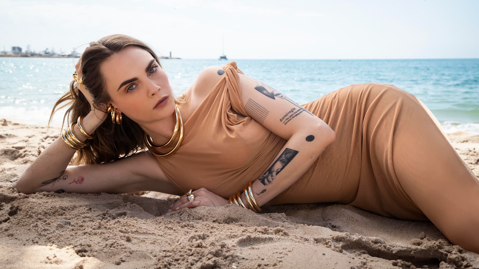 APM Monaco necklaces and earrings from the Été campaign