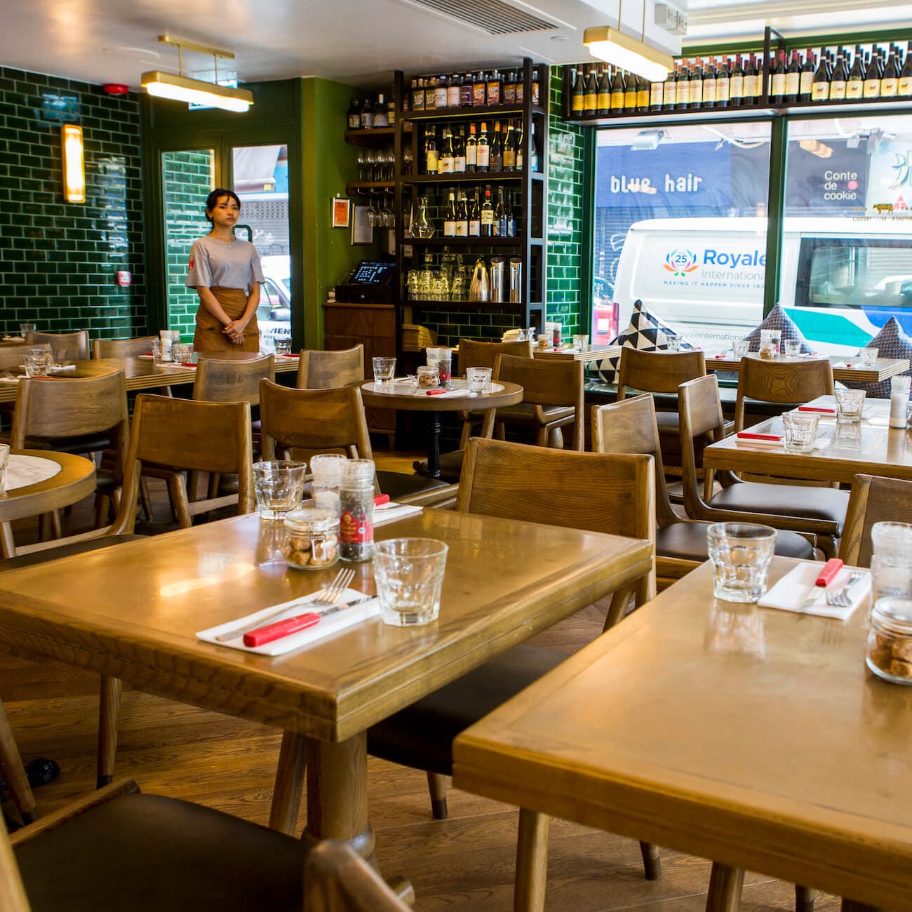 The dining room at Feather & Bone Wan Chai