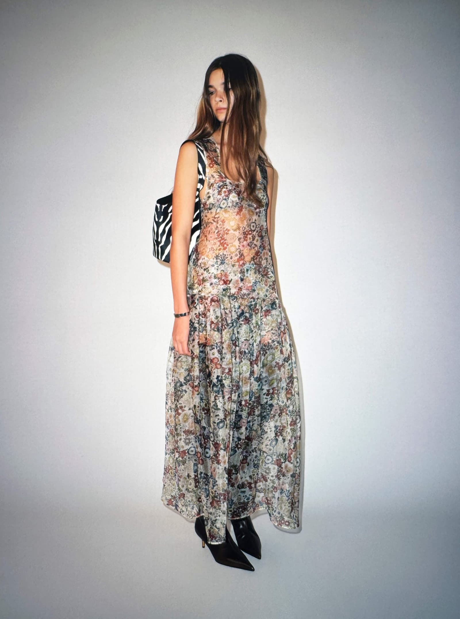 A Khaite floral maxi dress from the Grace Melbourne range