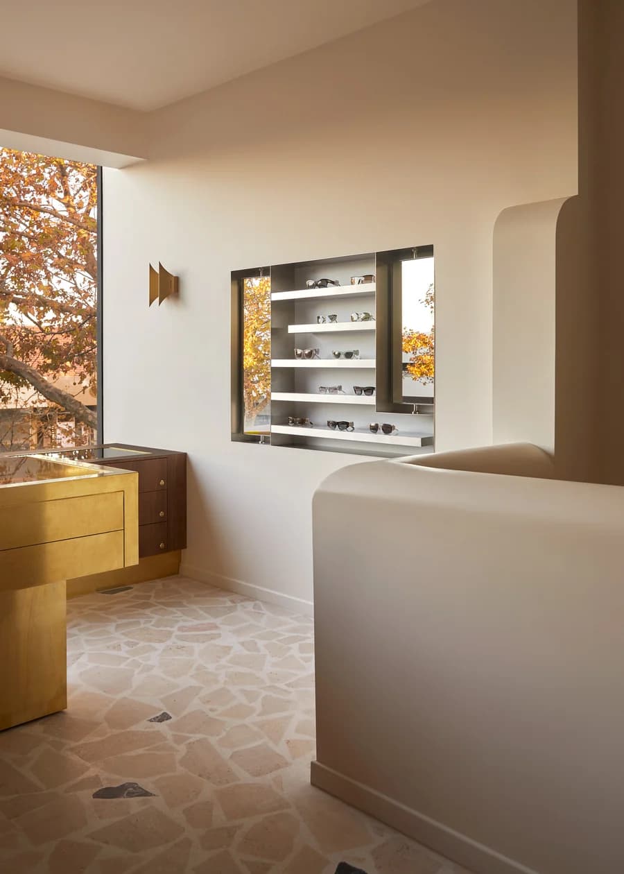 The sunglasses display inside a Grace Melbourne boutique