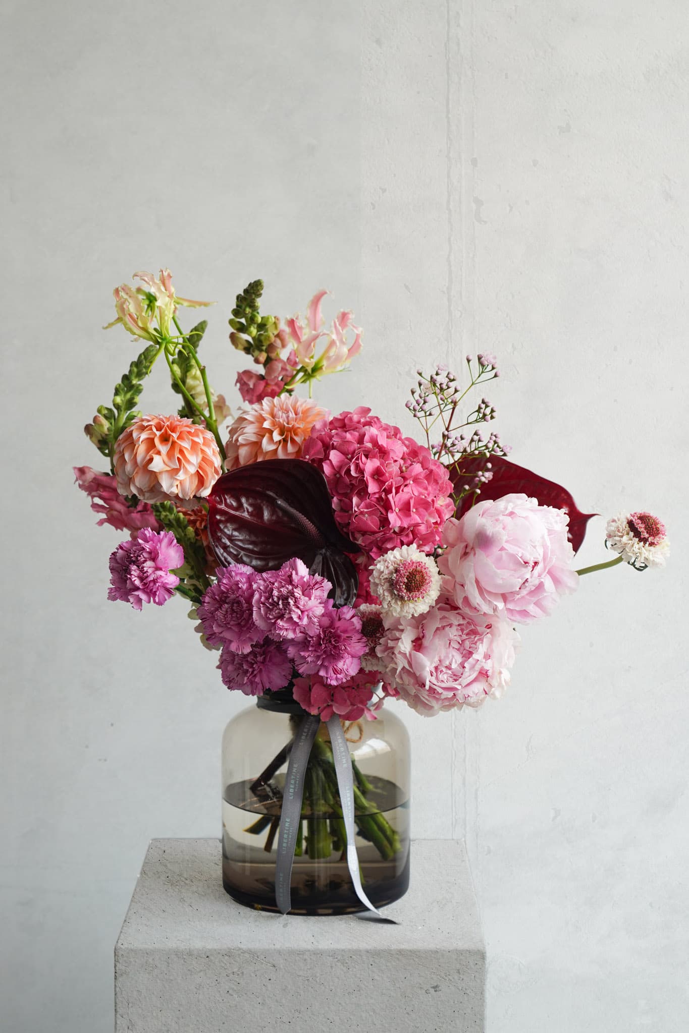 Libertine Flowers couture arrangement from the Living Bouquet collection