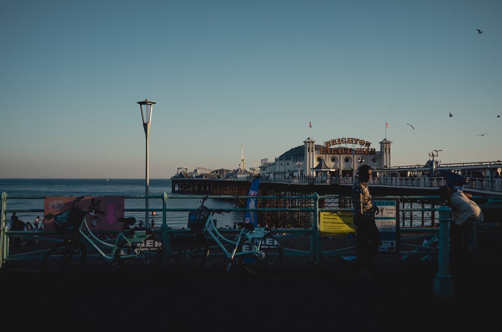 Brighton Palace Pier at dusk